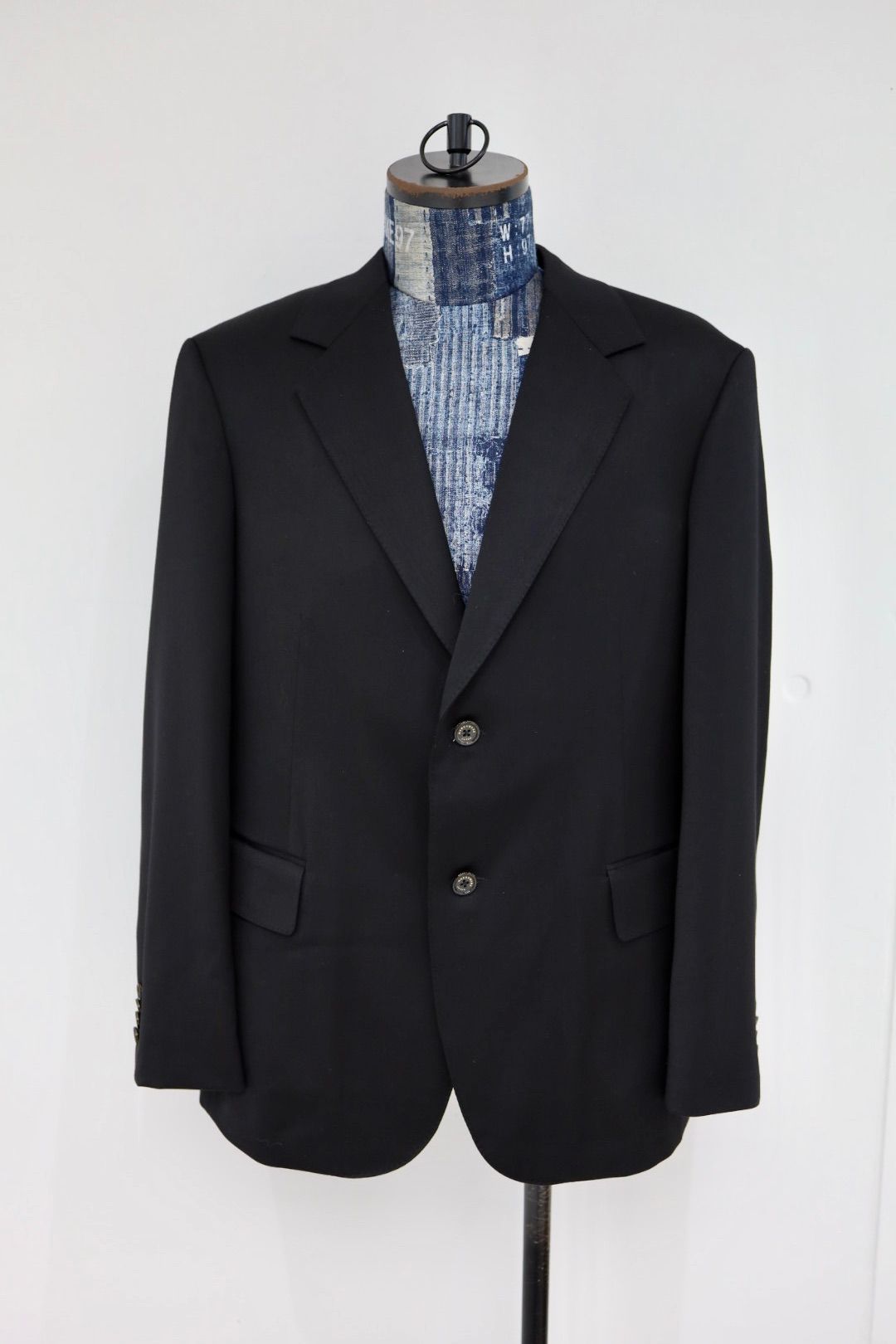 マーカウェア 26SS スーパー200sウールサテン / ギヨームジャケット(A26A13JK01C)BLACK☆新作発売！