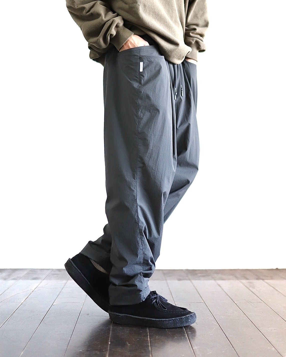 S.F.C 24SS WIDE TAPEREDE  EASY PANTS  (SFCSS24P03)Khaki