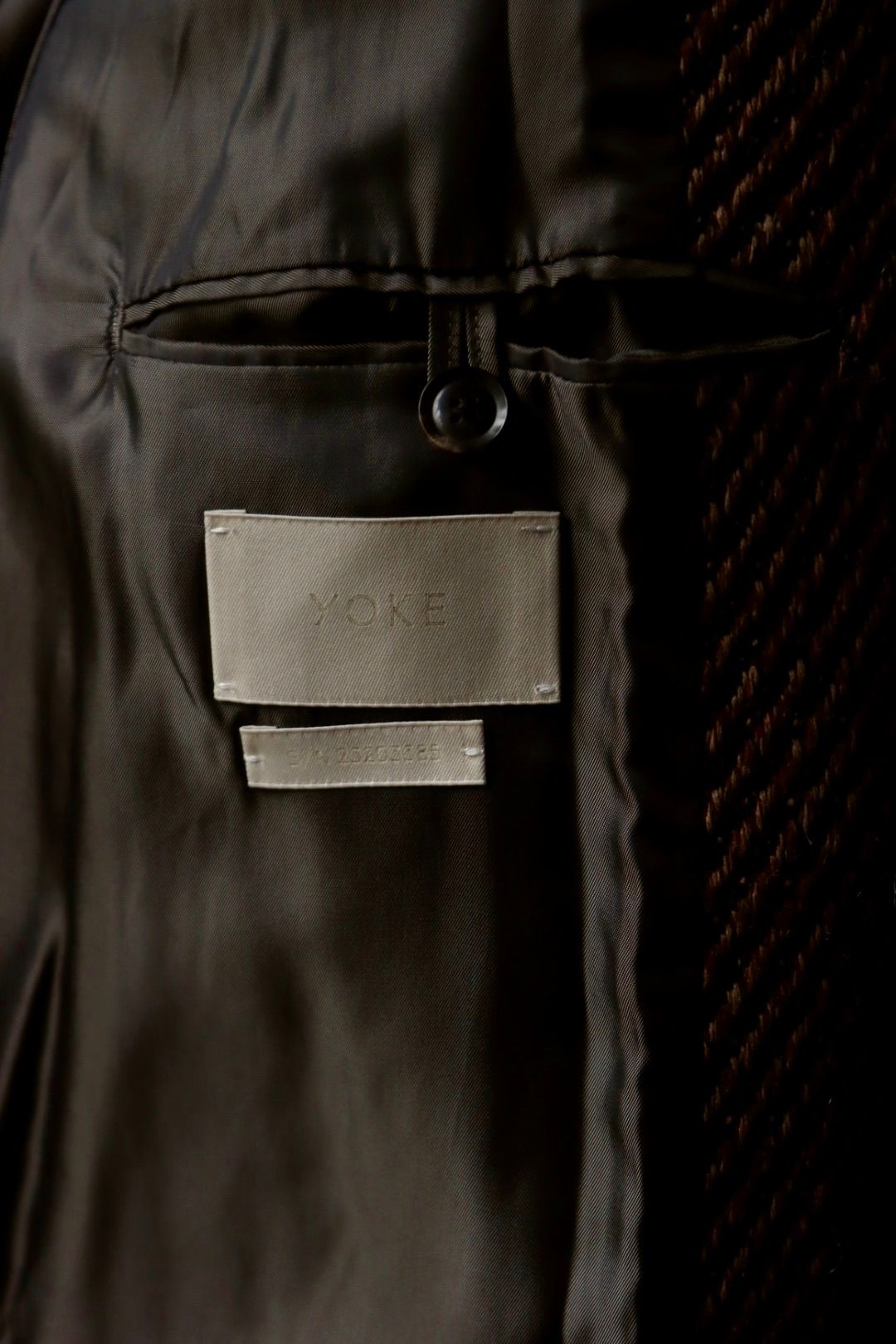 ジャケット・アウター YOKE 23AW DOUBLE BREASTED HALF COAT YOKE 23AW DOUBLE BREASTED HALF COAT