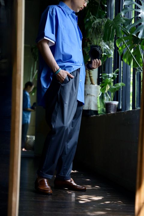 Graphpaper Solotex Twill Chef Pants"C.GRAY"スタイル2024.5.27.