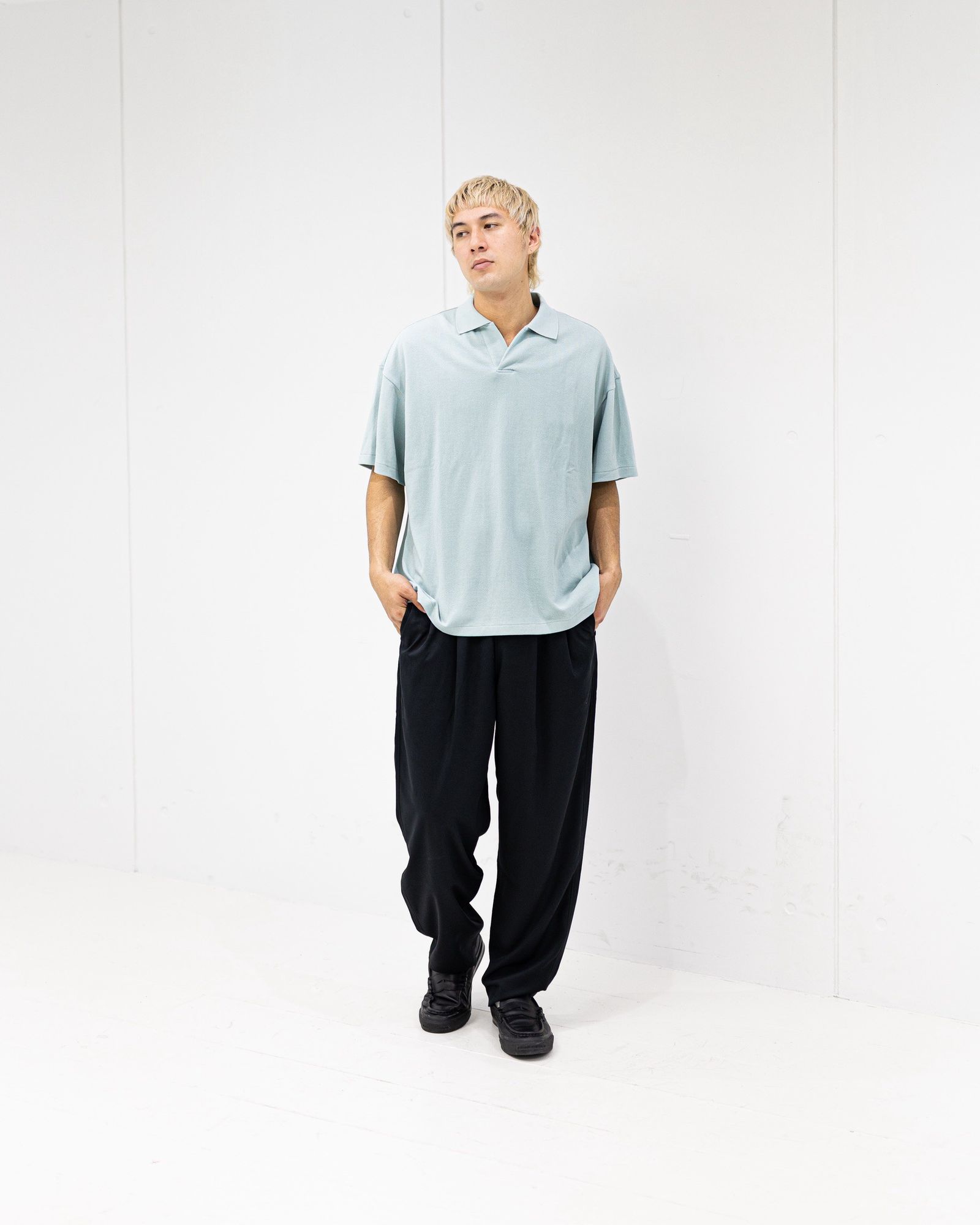 グラフペーパー Cotton Pique Jersey S/S Skipper Polo 4月11日(土)新作発売！