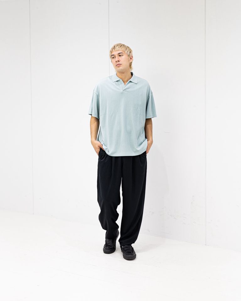 グラフペーパー Cotton Pique Jersey S/S Skipper Polo 4月11日(土)新作発売！