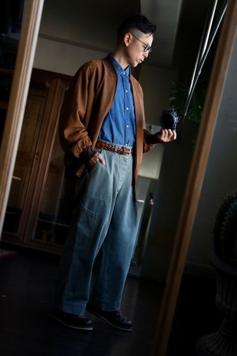 A.PRESSE Vintage USAF Hemmed Bottomsスタイル2025.1.25.