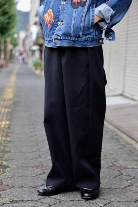 doublet FOOD HAND-PAINTED DENIM JACKET"L.BLUE"Style.2020.8.23.