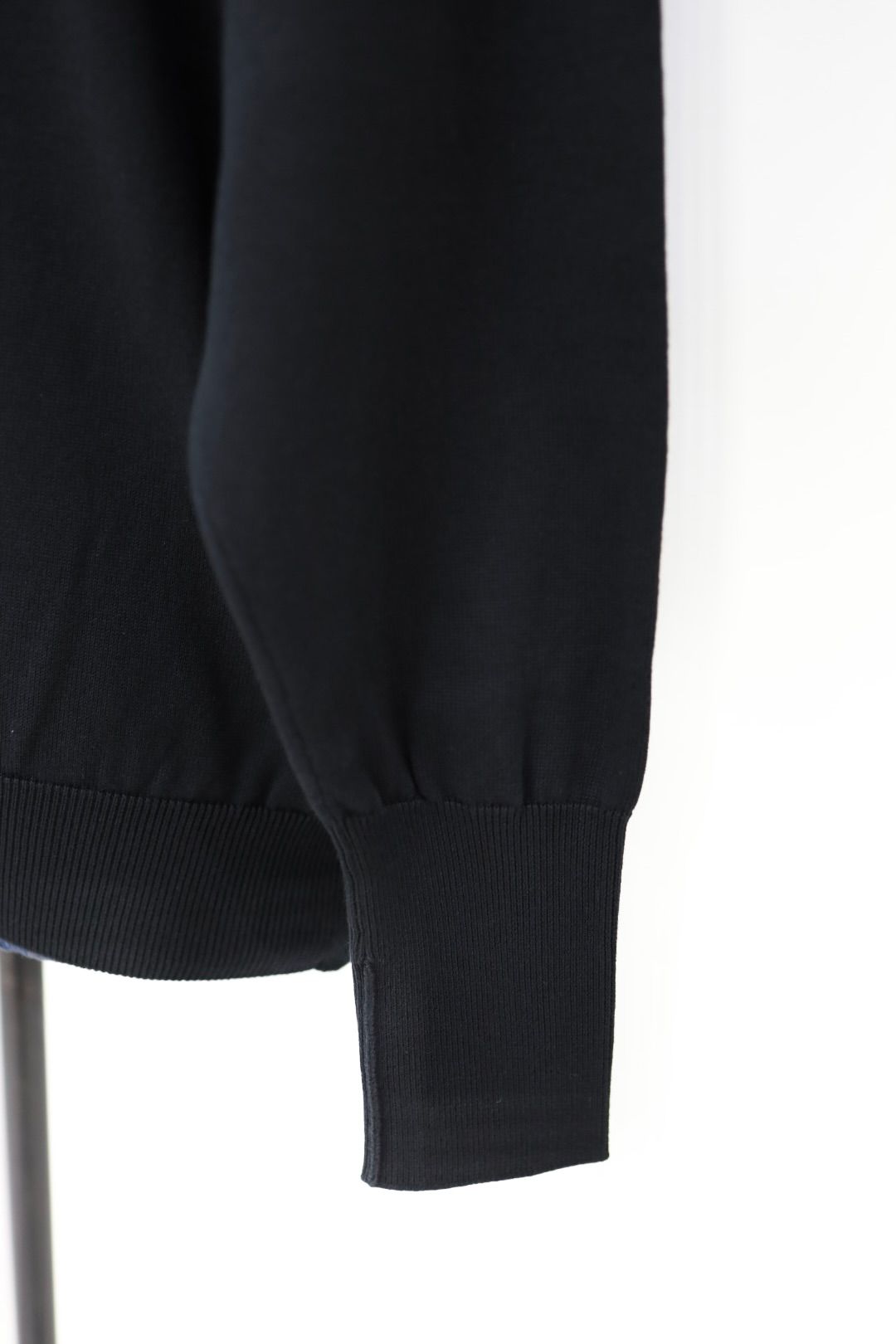 アプレッセ 2026 STYLE1 Cotton Knit L/S Polo Shirts (26SAP-03-03)BLACK☆2月7日(土)発売！