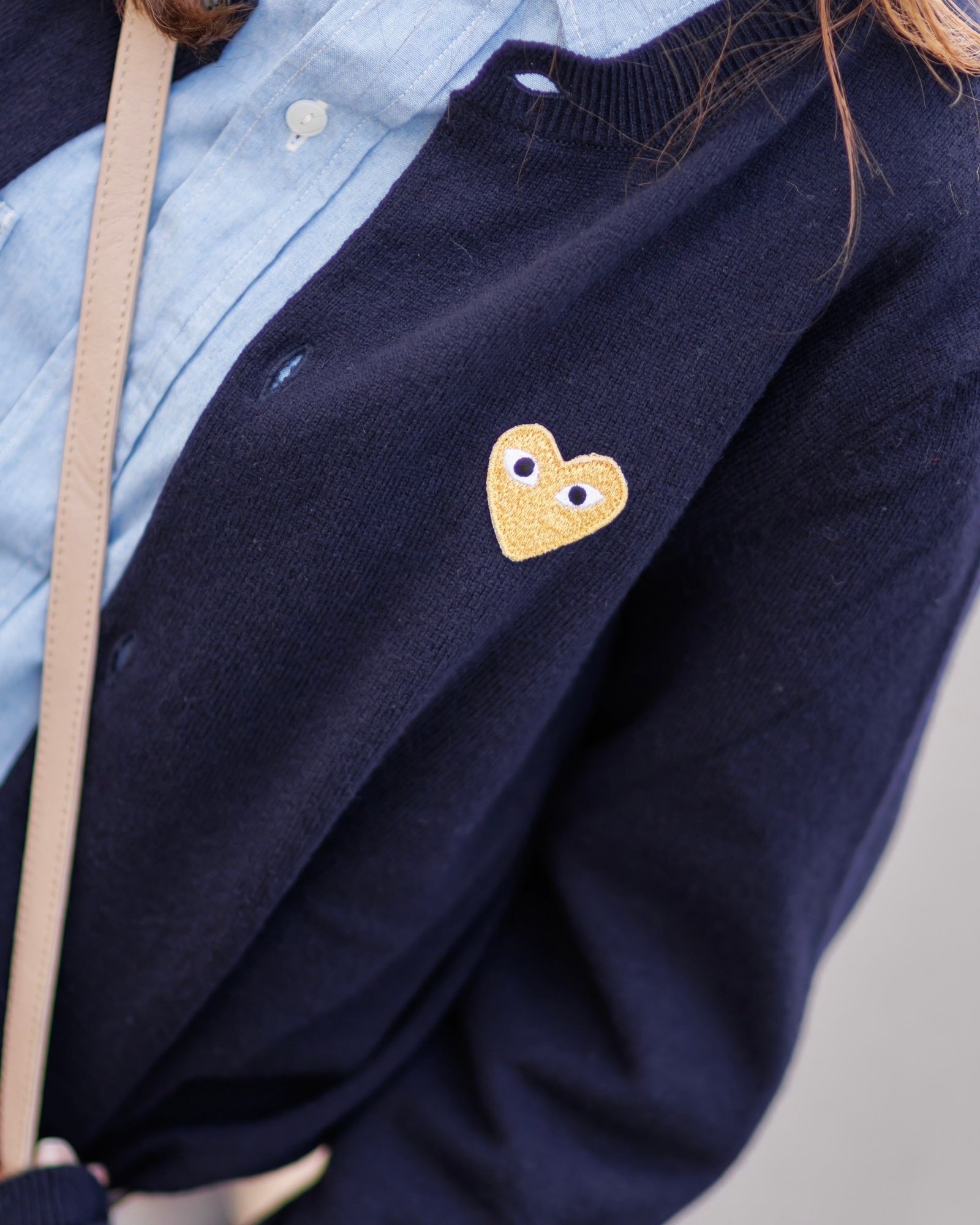 PLAY COMME des GARCONS 新作ROUND NECK CARDIGAN style.2024.12.15