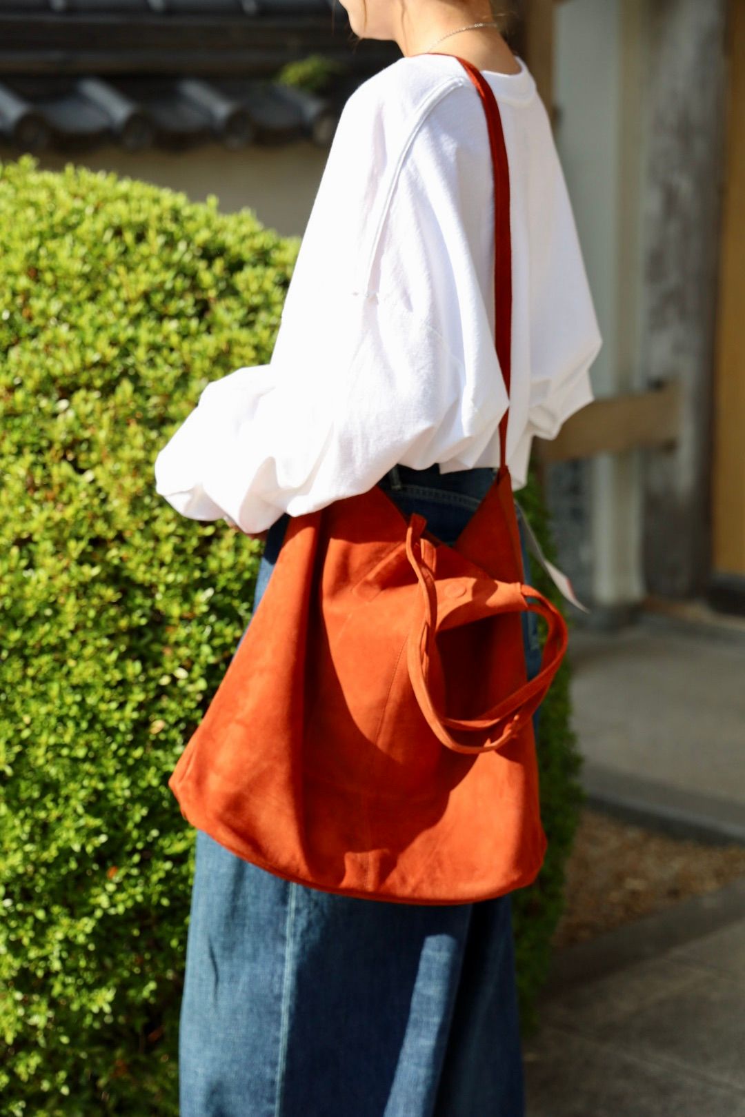 Morphee / モルフェトートバッグ 3WAY LARGE TOTE(L SIZE)SUEDE [TERACOTTA]☆新作発売！