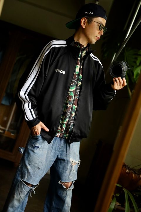 ©SAINT M×××××× TRACK JACKETスタイル.2024.9.01.