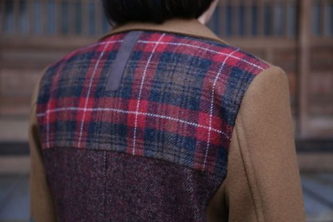JUNYA WATANABE CDG MAN 新作ウールメルトン×ウールナイロンツイードコート style.2020.11.29.