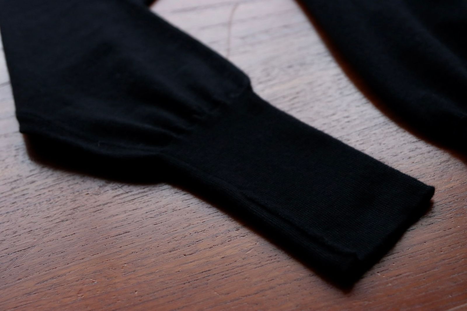 アプレッセ23SSニット Cashmere High Gauge Crew Neck Sweater(23SAP-03-05H)BLACK