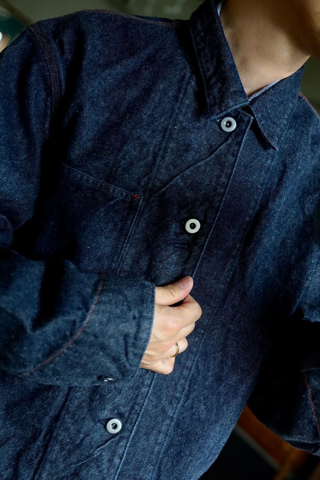 Gurank グランク カバーオール 13oz raw denim SL coverall (2546D)INDIGO★新作発売！