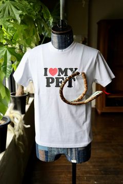 doublet 25AW  I LOVE MY PET T-SHIRT (25AW37CS399)WHITE