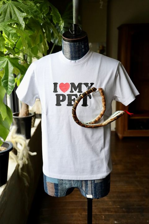 doublet 25AW  I LOVE MY PET T-SHIRT (25AW37CS399)WHITE