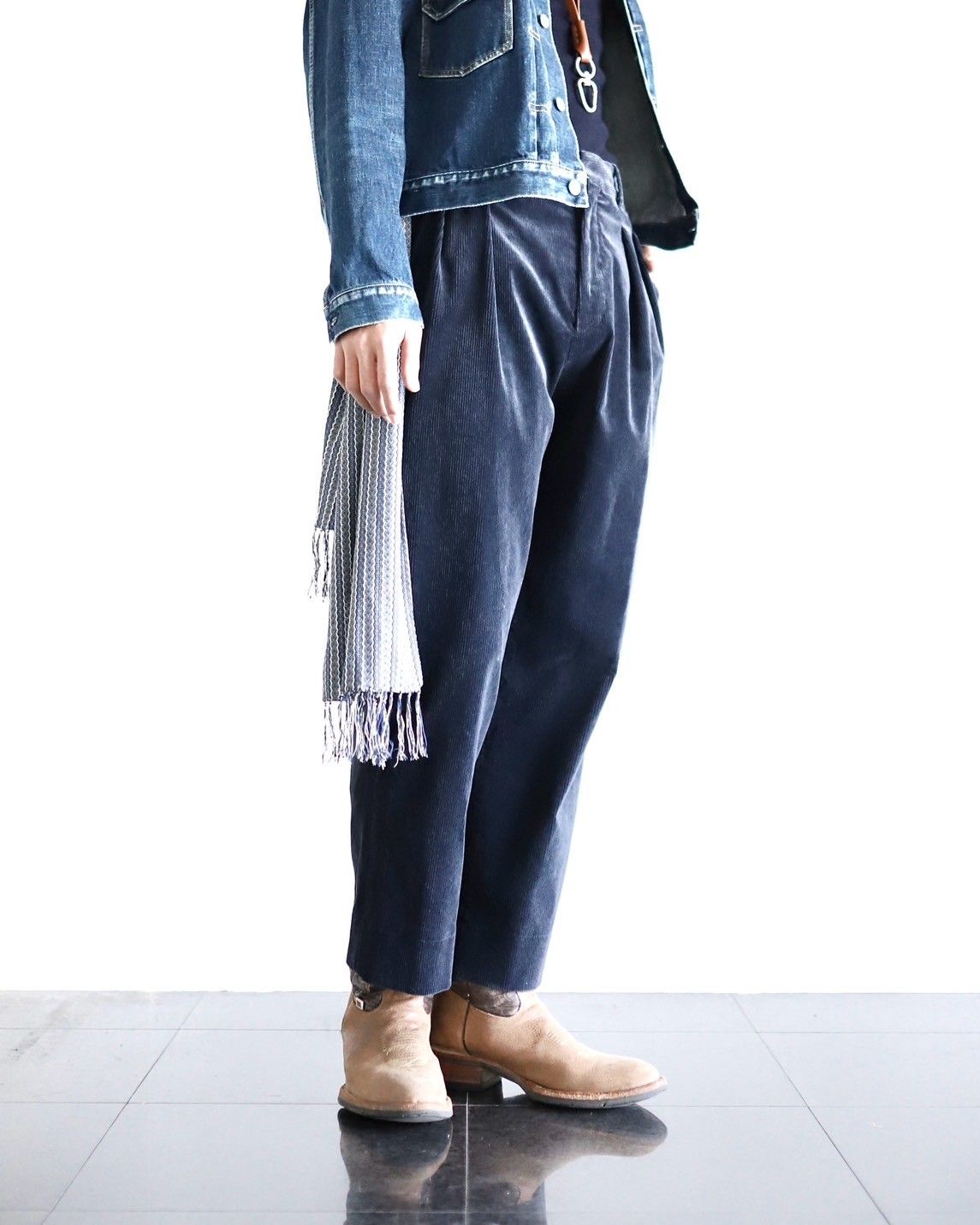 A.PRESSE アプレッセ Vintage Corduroy Trousersスタイル | 4103 | mark