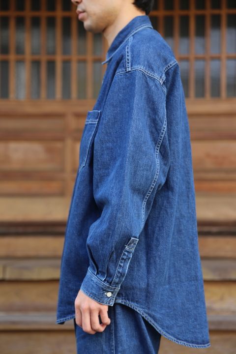 Graphpaper Denime Regular Collar Shirt & Denime Five Pocket Pants"FADE"Style.20201.12.14.