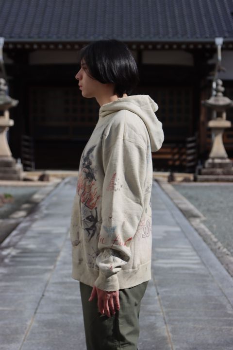 Saint Mxxxxxx × Dr.Wooコラボフーディーstyle.