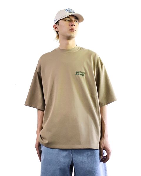 VIBTEX for FreshService 24SS  S/S CREW NECK TEE(BEIGE) style 2024.5.17