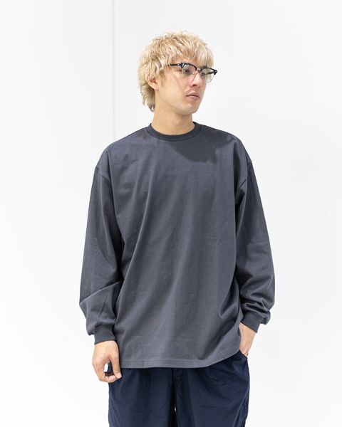 グラフペーパー Heavy Weight L/S Oversized Tee(GRAY)☆3月7日(土)発売！