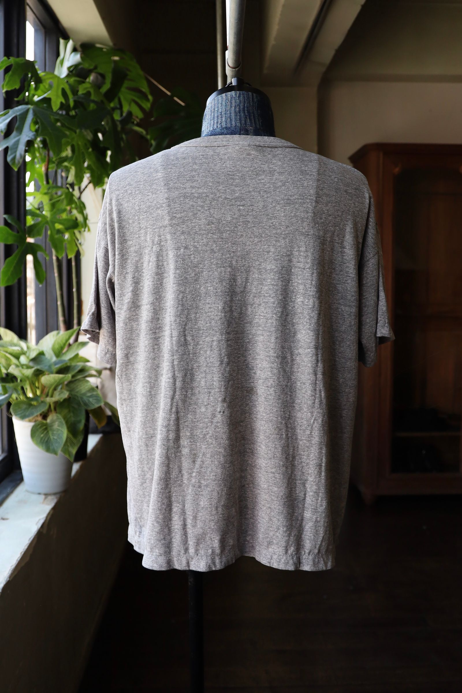 セントマイケル×ベルベルジンコラボTシャツ BJ_SS YOUNG TEE(SM-HR8-0000-C37)GRAY