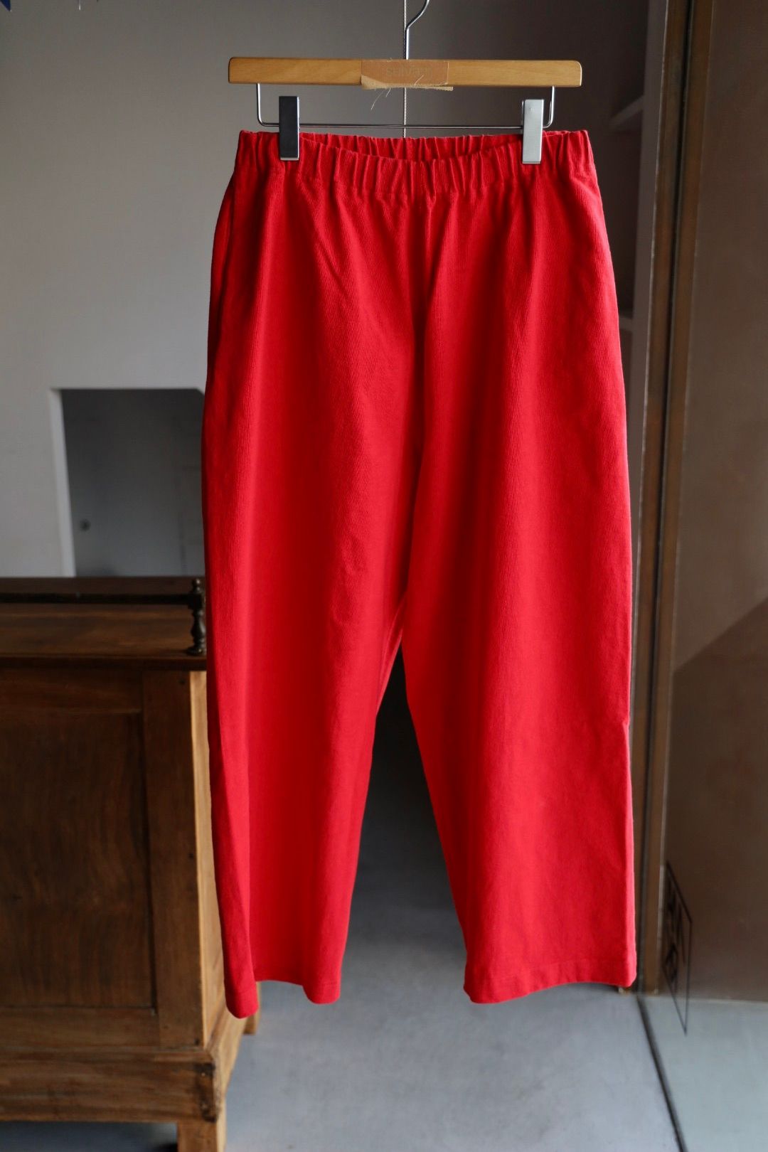 Gurank 25FW Loop wheel HT pants (2560S)RED☆新作発売！