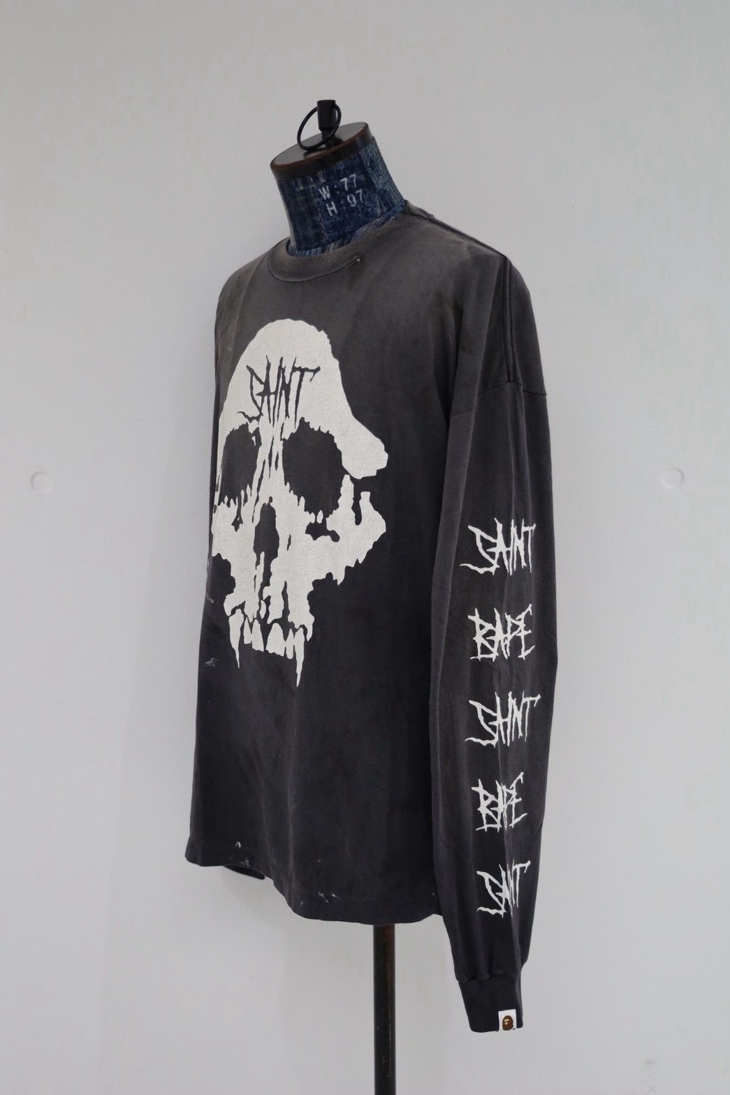 セントマイケル 26AW SUKULL BAPE_LS T-SHIRT (SM-MK1-0000-C37) BLACK☆9月19日(土)発売！