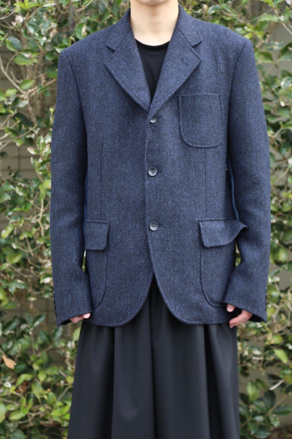 JUNYA WATANABE COMME des GARCONS MAN カシミヤツイード×綿デニム×綿ウィップコード style 2020.12.16.