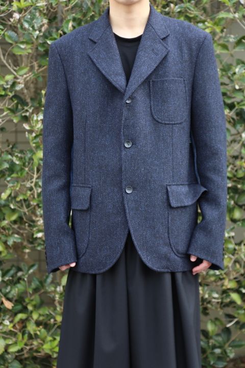 JUNYA WATANABE COMME des GARCONS MAN カシミヤツイード×綿デニム×綿ウィップコード style 2020.12.16.