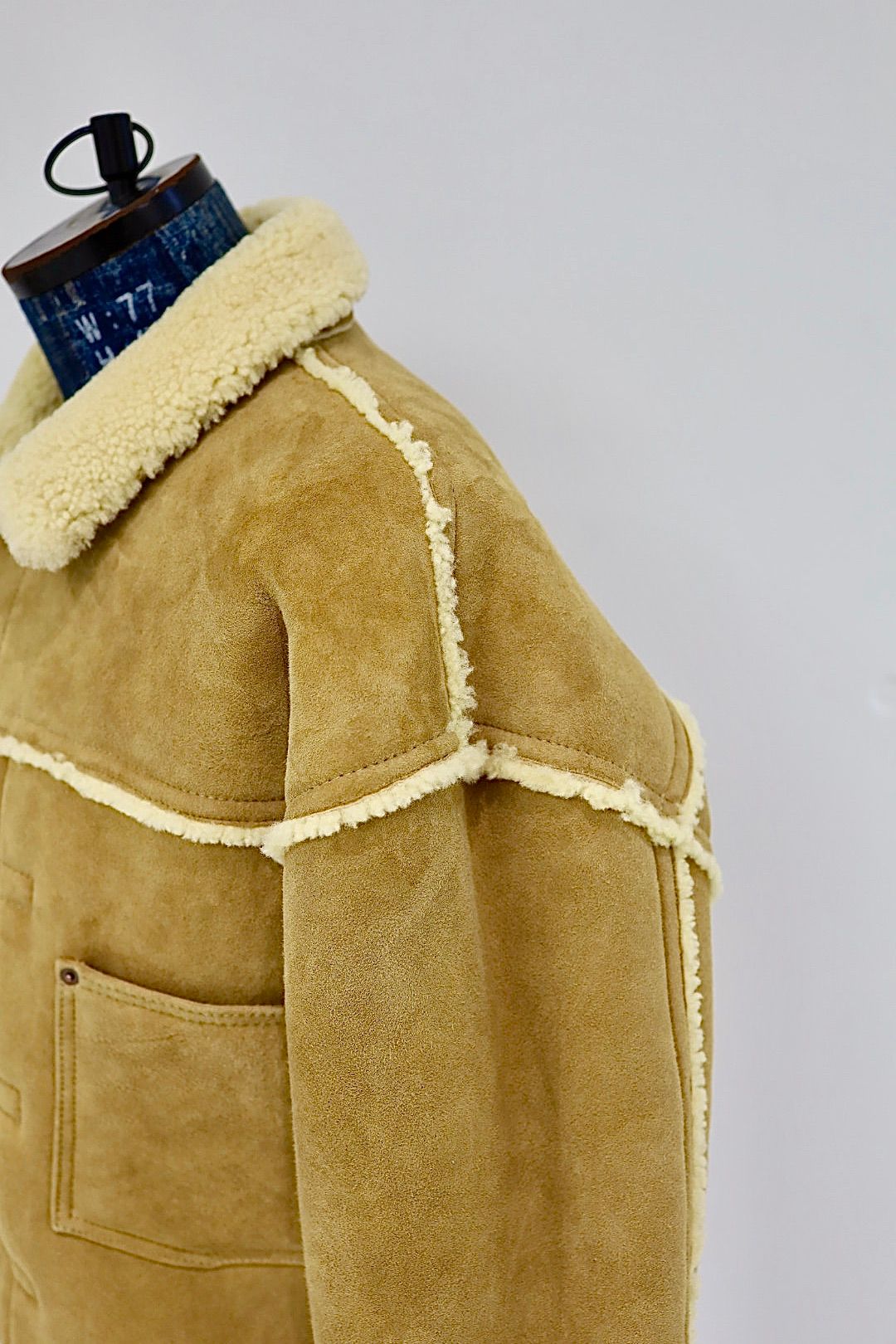 セントマイケル25AWベルベルジンコラボ BB_MOUTON JACKET (SM-HR1-0000-C59)BEIGE☆12月13日(土)新作発売！