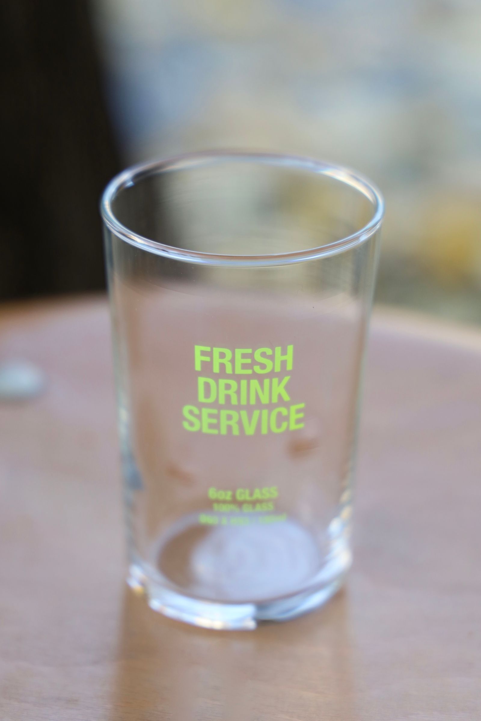 フレッシュサービス FDS_6oz GLASS(FDS251-99208)CLEAR☆12月14日(土)発売！
