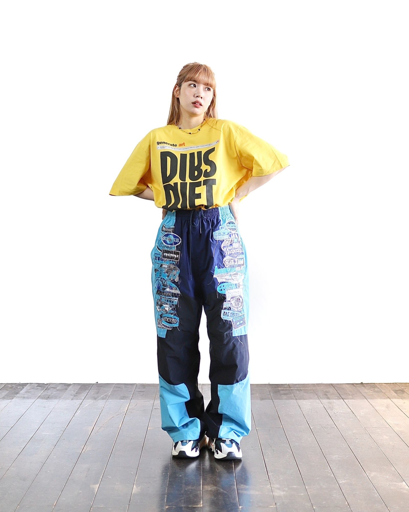 doublet - ダブレット 24SS A.I PATCHES EMBRIDERY TRACK PANTS 