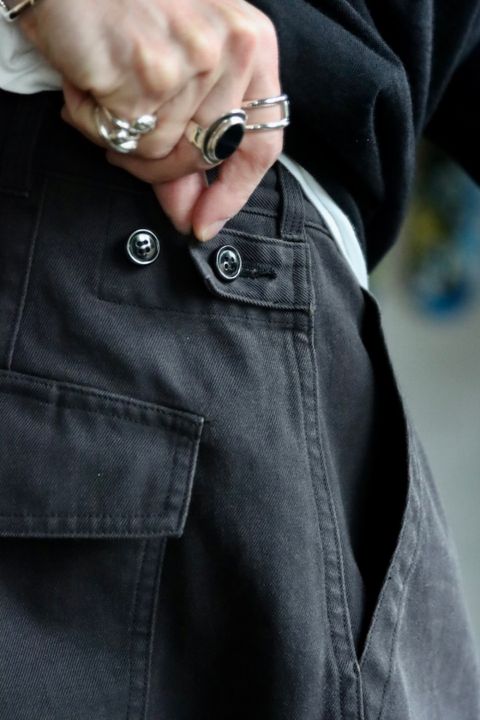 A.PRESSE 23SSパンツ USAF Hemmed Bottoms(23SAP-04-14M)BLACKスタイル