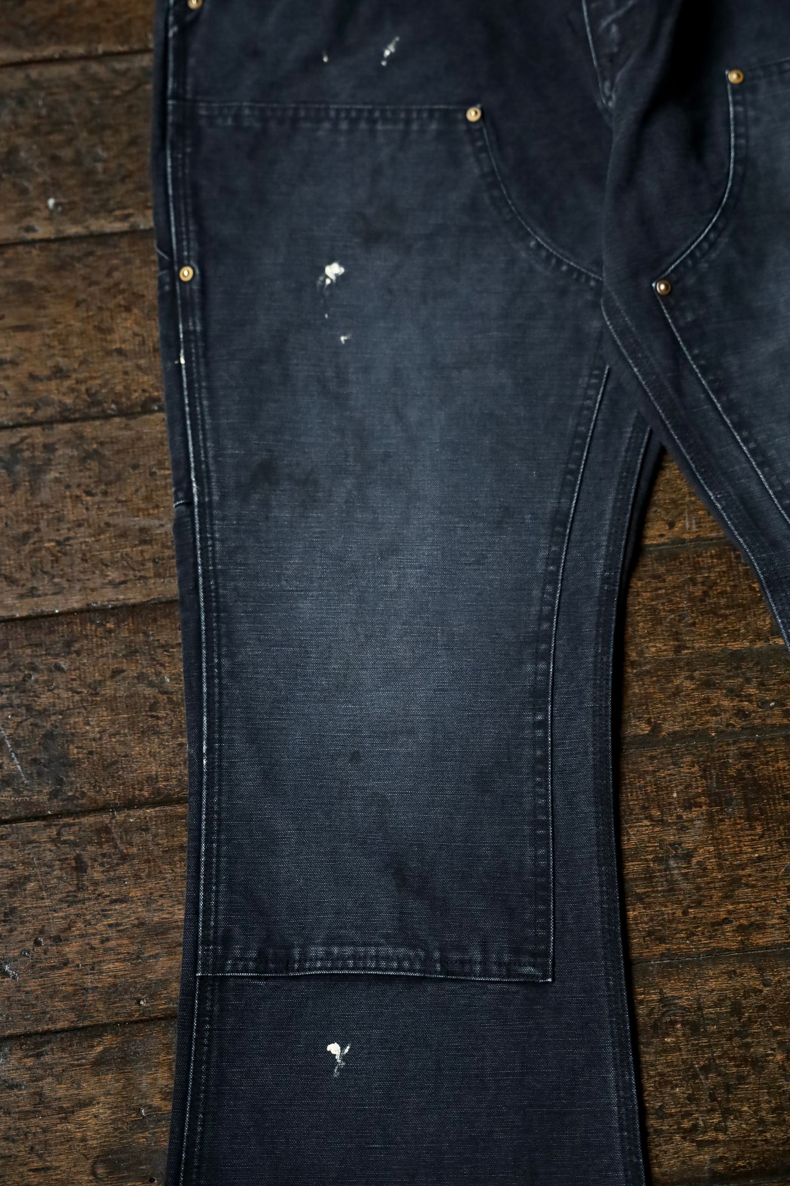 セントマイケル25SS DOUBLE KNEE PANTS (SM-HR8-0000-065)BLACK