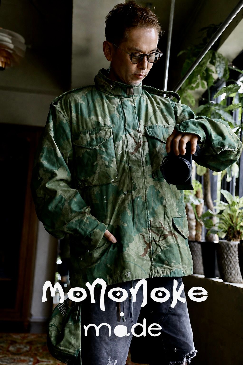 mononoke・made M-65 JACKET CAMOスタイル
