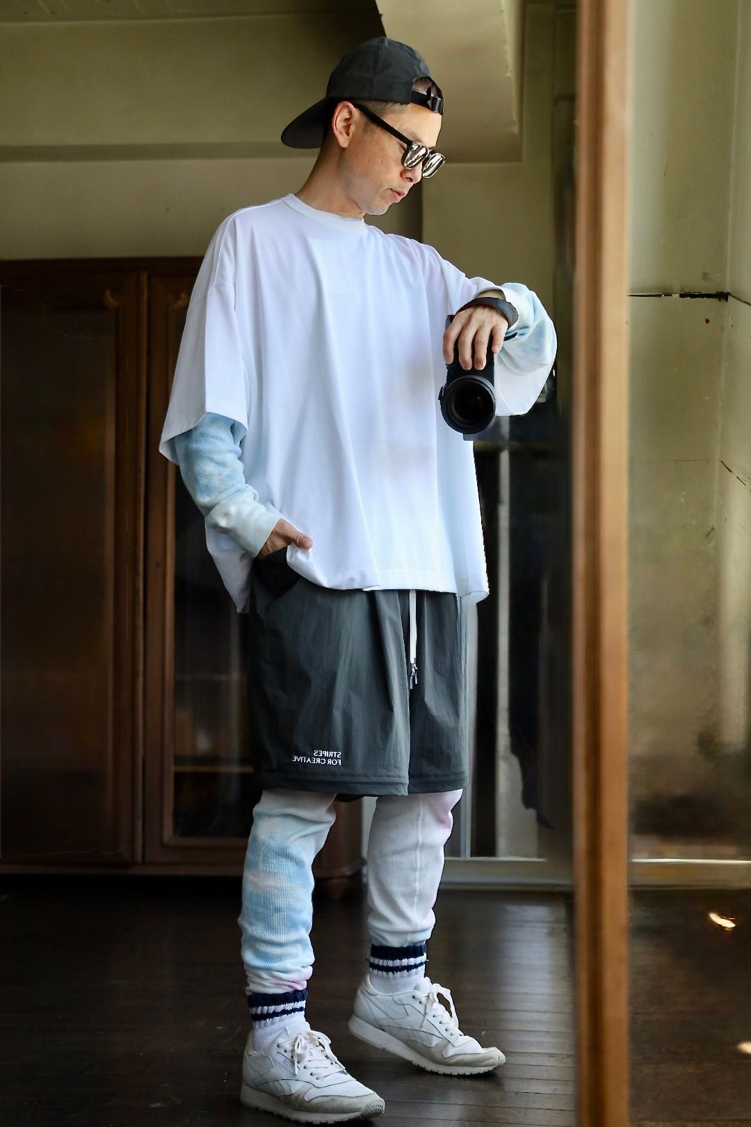 S.F.C SUPER WIDE DETACHABLE PANTS"D.gray"スタイルVOL.2