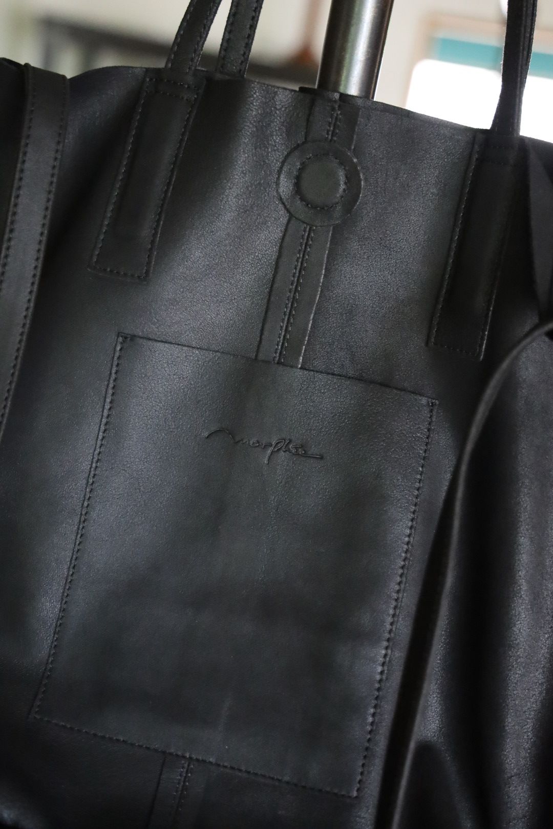 Morphee / モルフェトートバッグ 【LONG】3WAY MIDIUM TOTE(ML-BLK)BLACK☆8月27日(木)再入荷いたしました！
