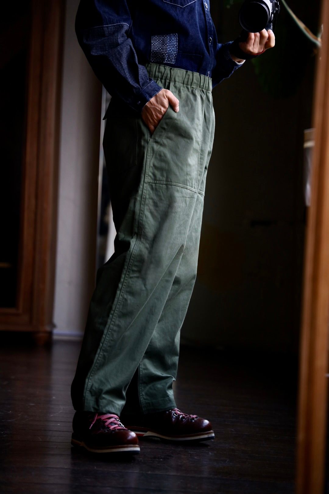 フレッシュサービス UTILITY BAKER PANTS(FSC251-40139)OLIVE