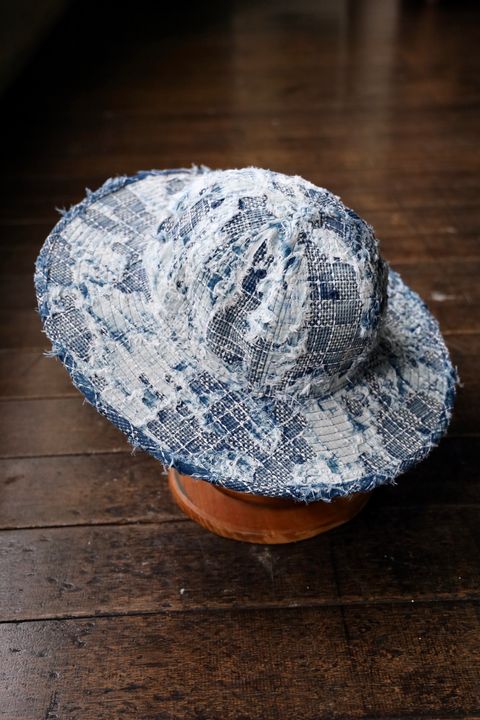 ファンダメンタル ハット <NEWERA> FITTED LONG BRIM HAT(FA25/SPNE11)INDIGO