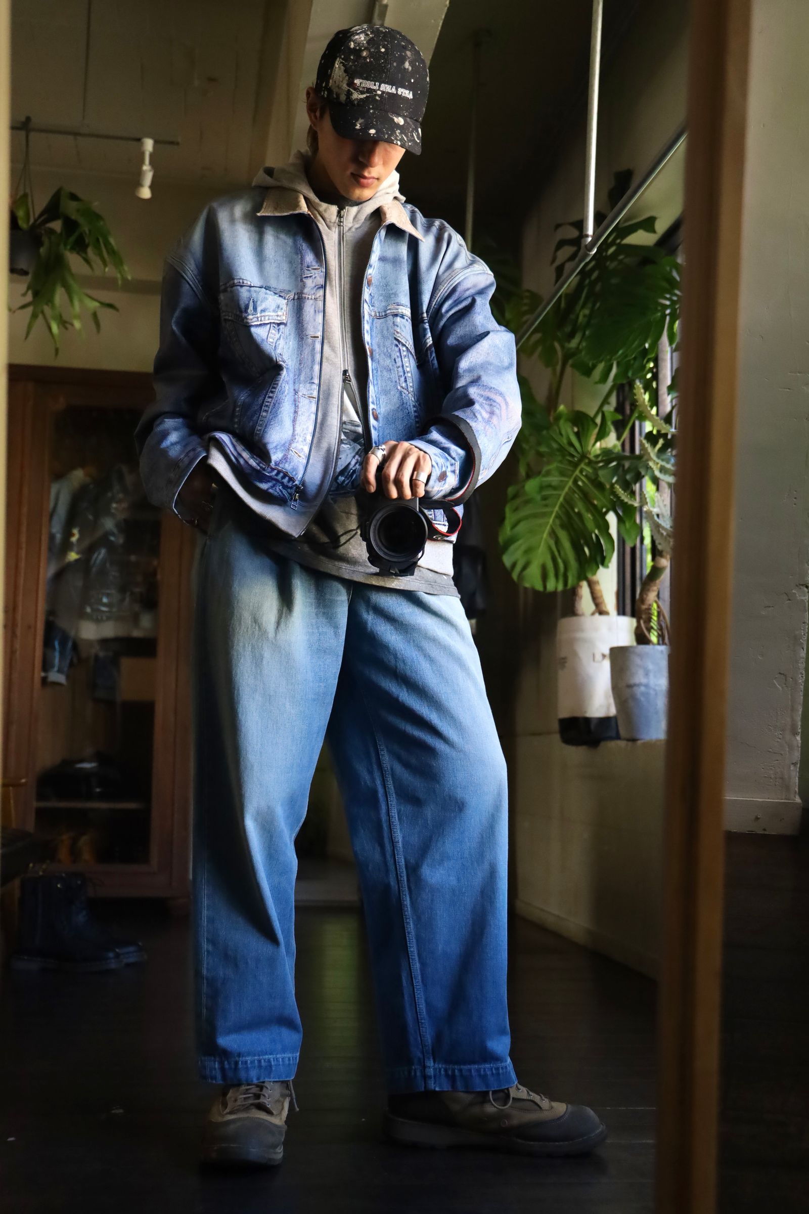 TALKING ABOUT THE ABSTRACTION LAYERED PRINT PARKA スタイル