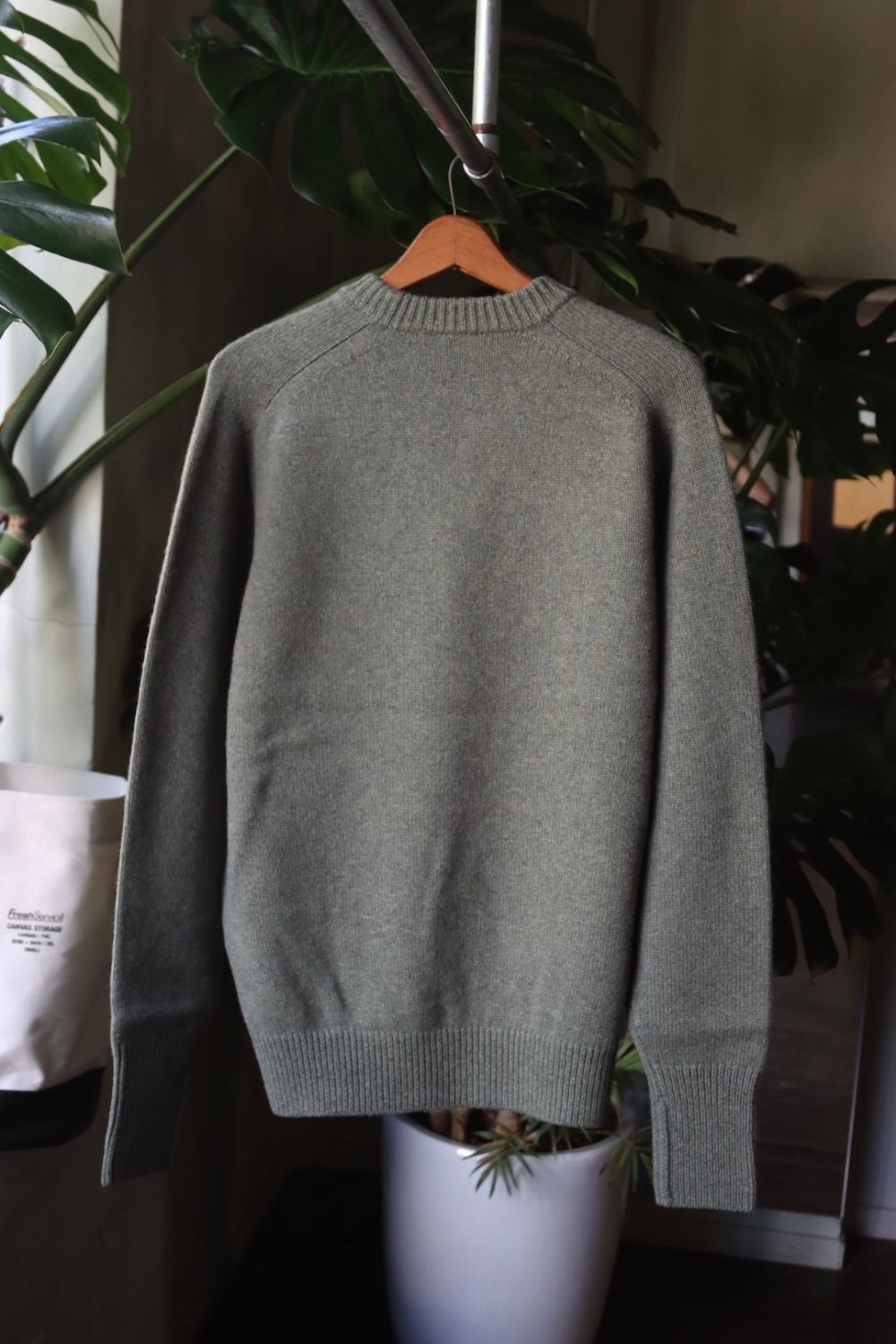 A.PRESSE - アプレッセ22FW Pullover Sweater(22AAP-03-05H)GREEN | mark