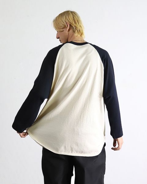 ブラームスルーツストック 24SS Co/Silk Nep Baseball Raglan Tee 2024.4.27