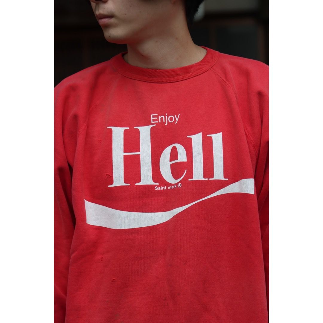 ©SAINT M×××××× RGLN SWT SH_ENJYHLL(SM-S21-0000-030)RED style