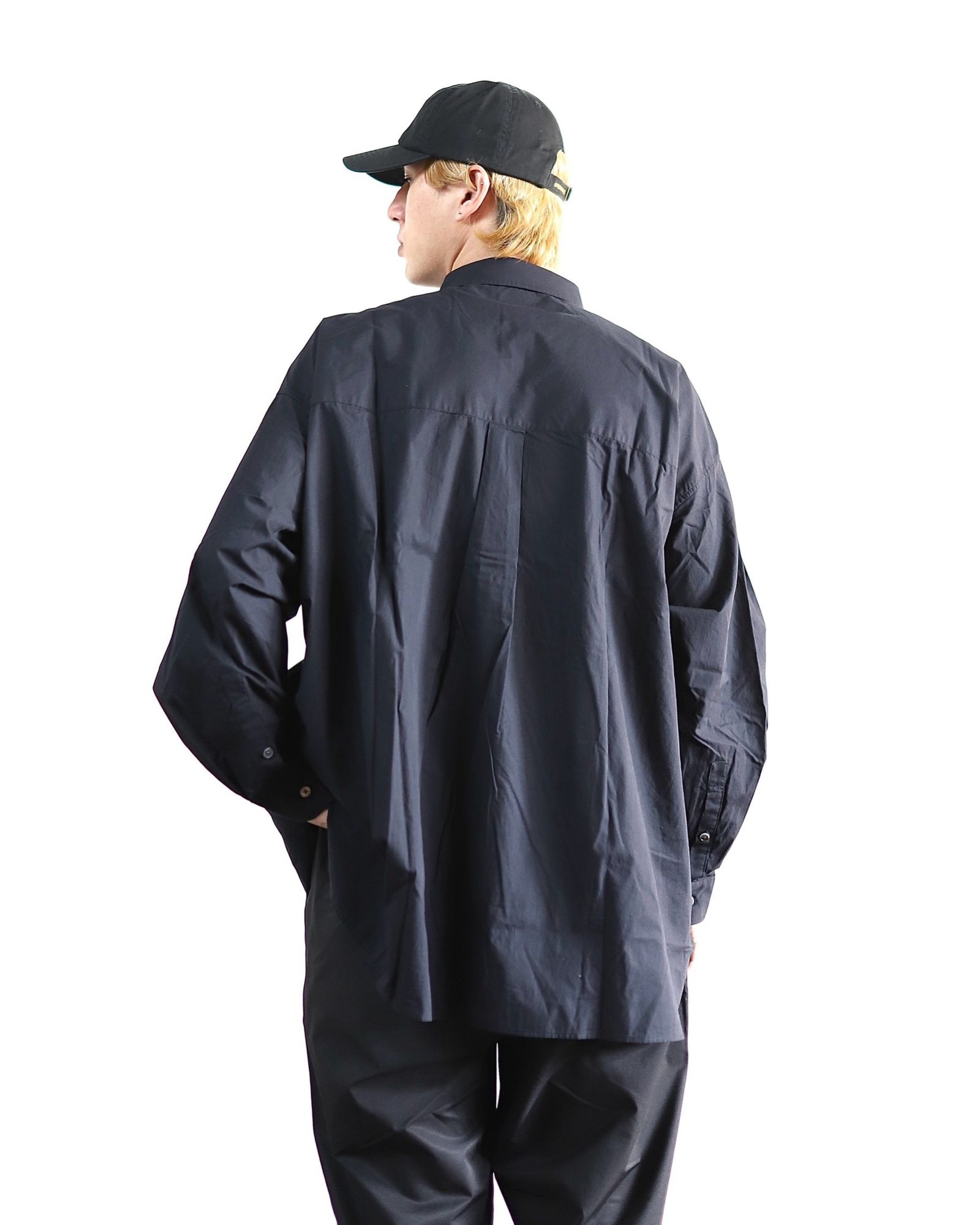 FreshService 24SS CORPORATE UNIFORM L/S SHIRT(BLACK) style 2024.3.8