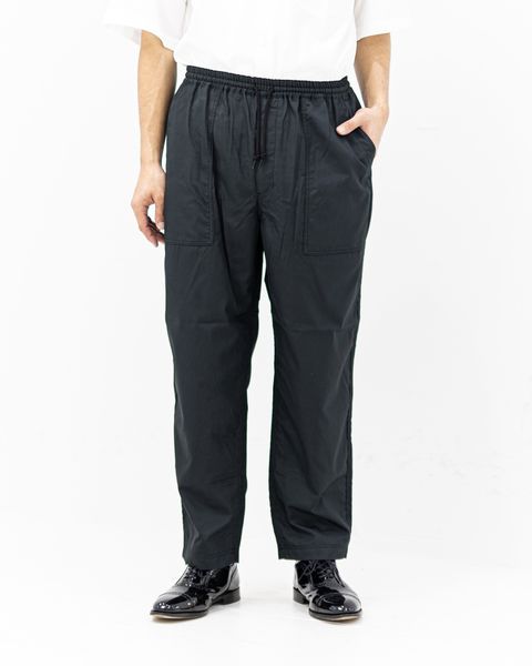 コムデギャルソンオム26SS 綿ブロード ベイカーパンツ(HQ-P103-051)BLACK★4月3日(金)発売！