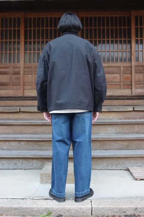 FreshService 22SS BACK SATIN FLIGHT JACKET(FSW-22-CT_25)NAVY style