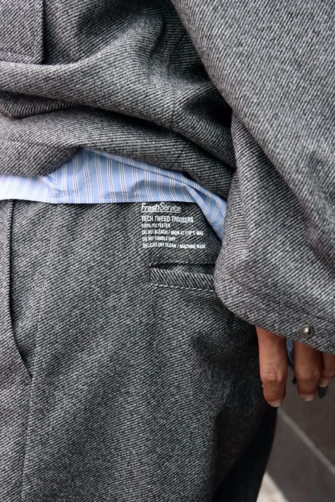 FreshService フレッシュサービス 23AW TECH TWEED セットアップ