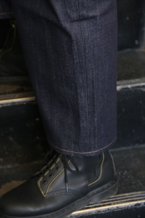 COMME des GARCONS HOMME HOMME刺繍ストライプシャツ(HG-B019-051)style.2021.5.2