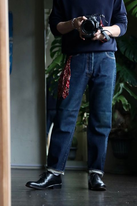 A.PRESSE 23SSデニム Washed Denim Pants E(23SAP-04-07H)INDIGOスタイル