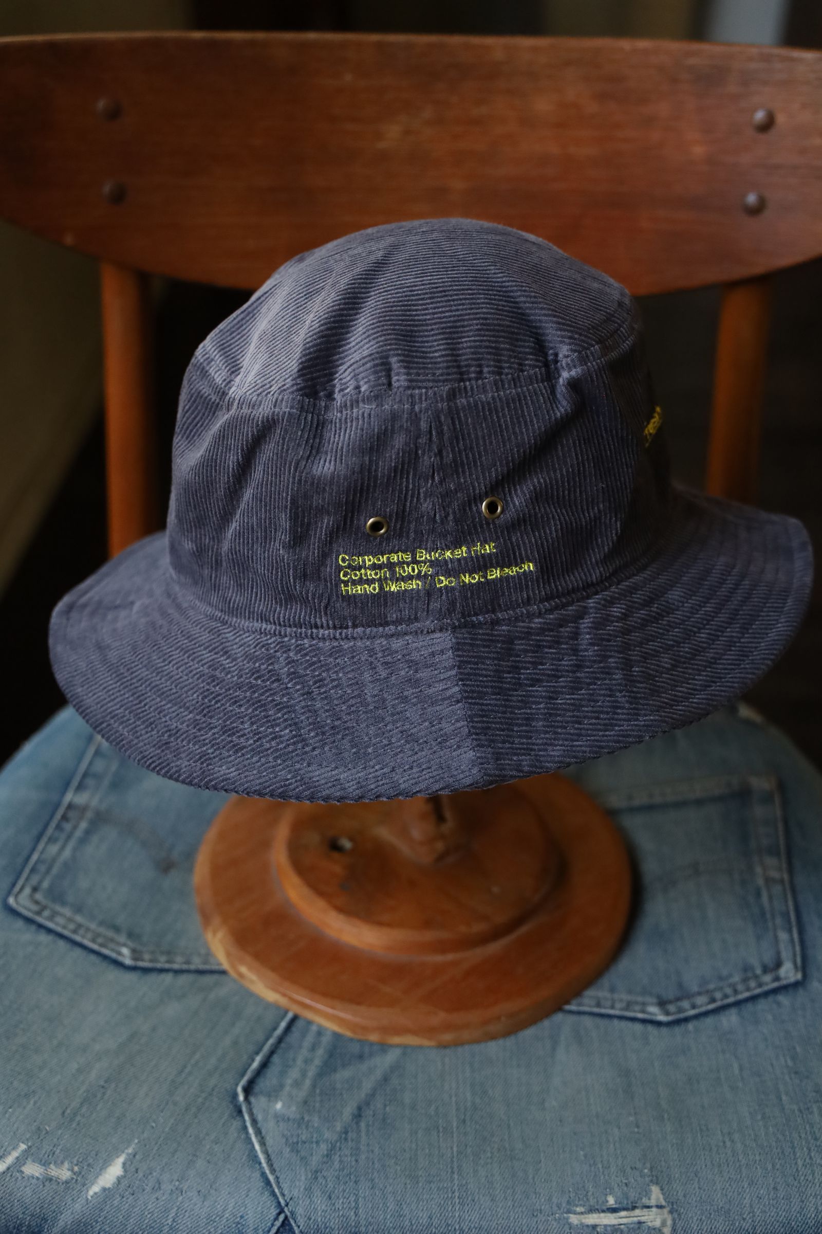 フレッシュサービス CORDUROY CORPORATE HAT(FSP243-90087B)DARK GRAY
