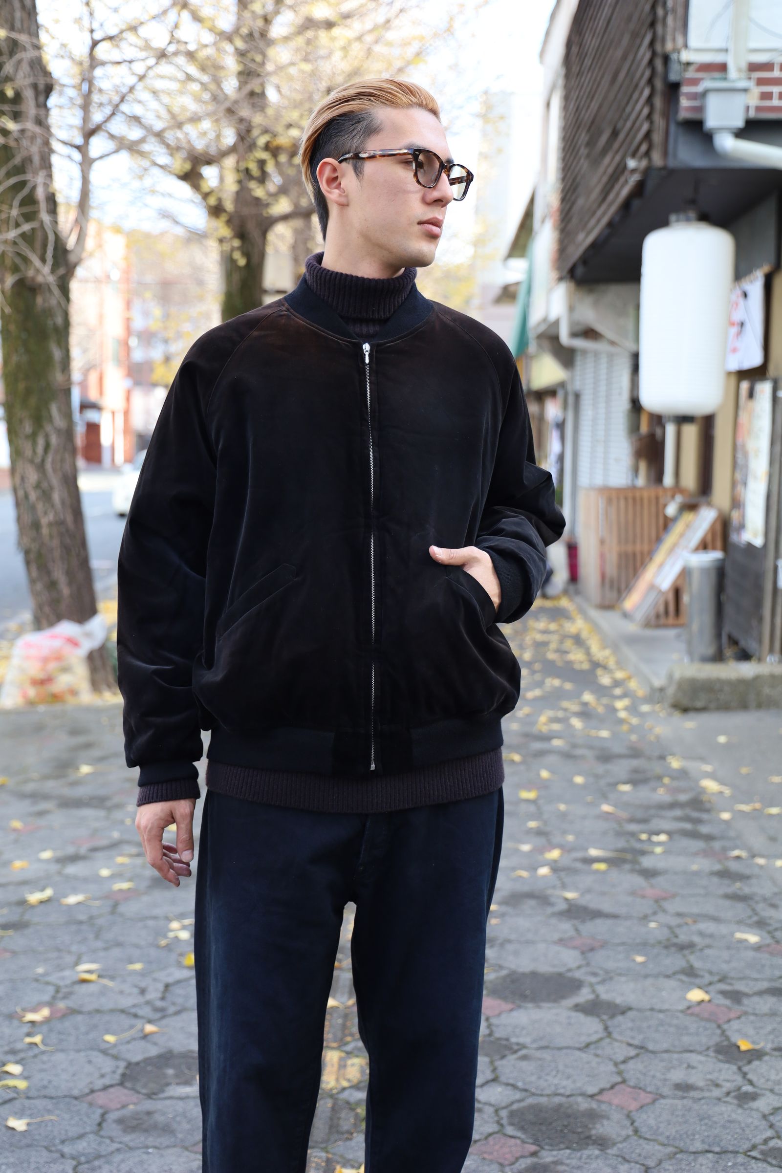 A.PRESSE Vintage US NAVY Souvenir Velour Jacket 再入荷しま A.PRESSE Vintage US NAVY Souvenir Velour Jacket 再入荷しま