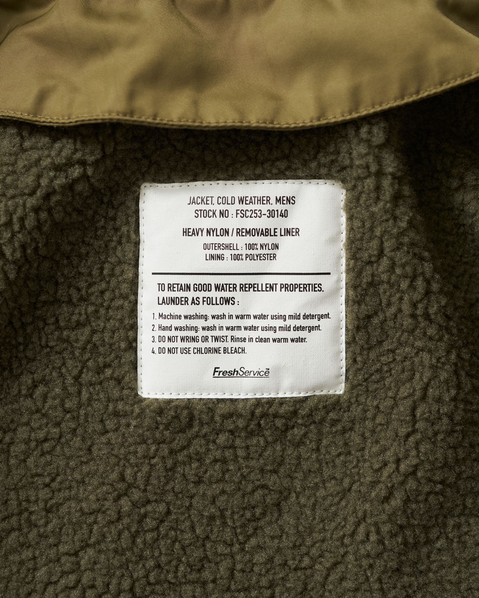 フレッシュサービス HEAVY NYLON DECK JACKET (FSC253-30140)COYOTE BROWN★10月11日(土)発売！